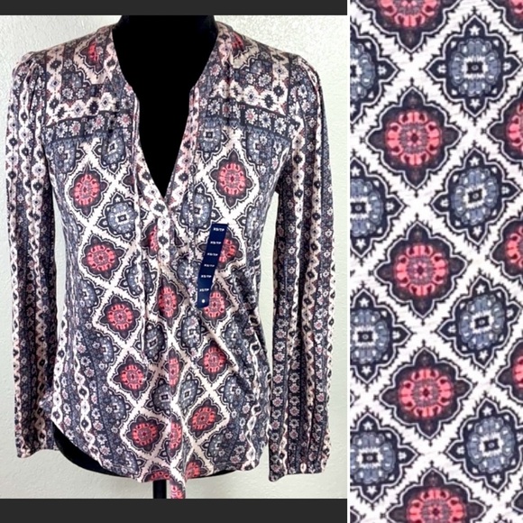 Lucky Brand Tops - [ LUCKY BRAND ] Boho Long Sleeve Top